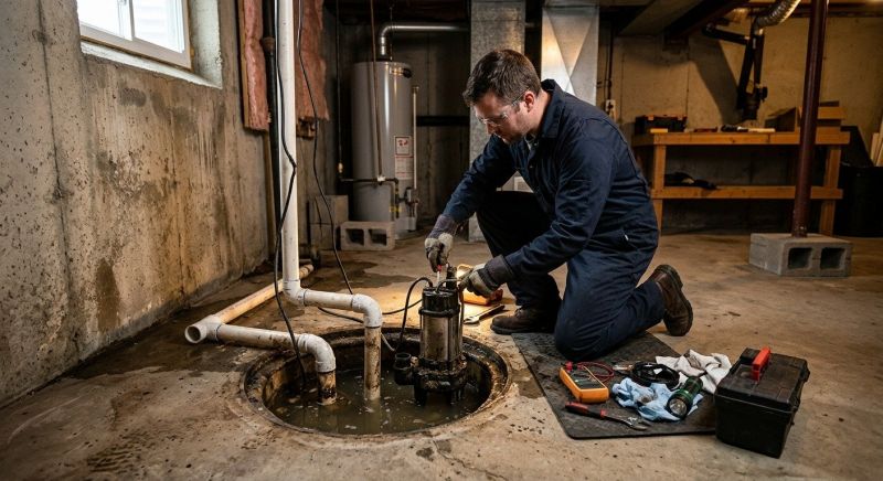 Backup Sump Pump Service in West Des Moines, IA