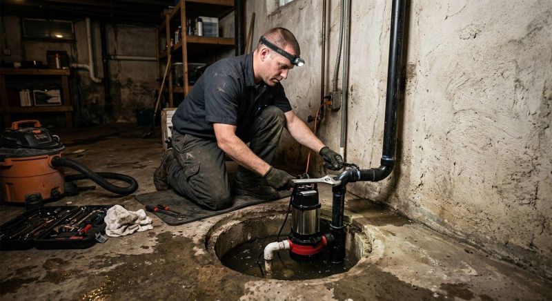 Basement Drainage Pump Repair in Huntsville, AL