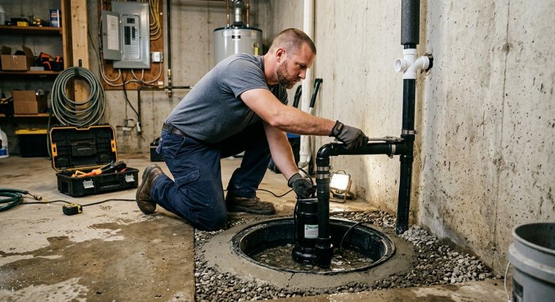 Sump Pump Float Repair in Warwick, RI