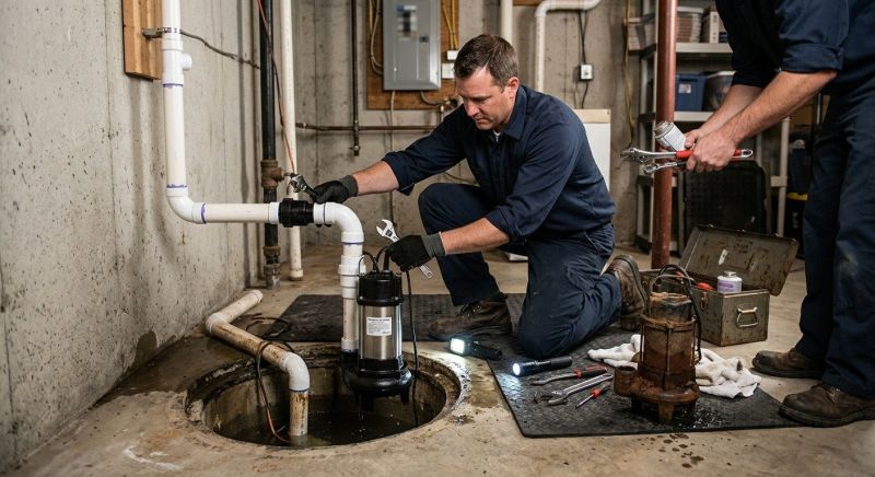 Sump Pump Replacement in Huntsville, AL