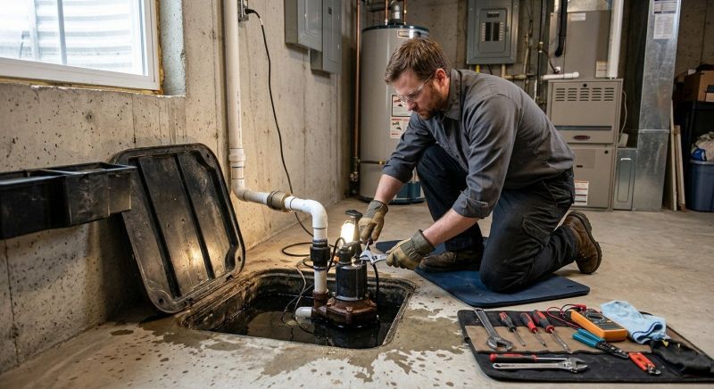 Sump Pump Service in Des Moines, IA