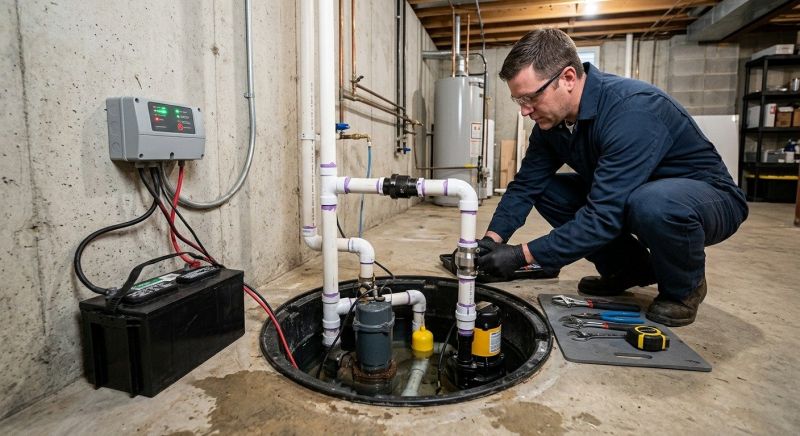 Backup Sump Pump Service in Warwick, RI