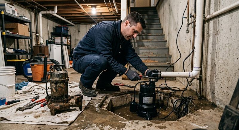 Basement Sump Pump Repair in Auburn, AL