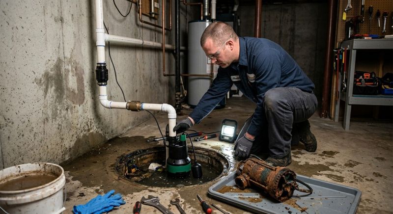 Sump Pump Replacement in West Des Moines, IA